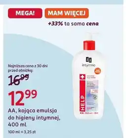 Rossmann Kojąca emulsja do higieny intymnej oferta