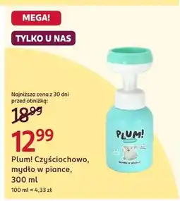 Rossmann Czyściochowo, mydło w piance oferta