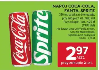 Stokrotka Market Napój Coca-Cola, Fanta, Sprite oferta
