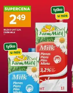 Stokrotka Market MLEKO UHT 3,2% FARM MILK oferta