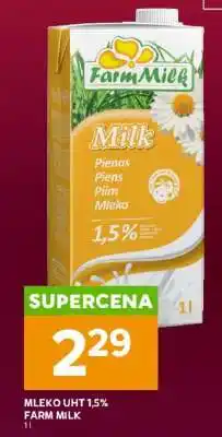 Stokrotka Market MLEKO UHT 1,5% FARM MILK oferta