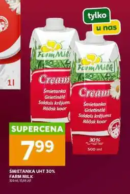Stokrotka Market ŚMIETANKA UHT 30% FARM MILK oferta