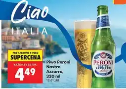 Biedronka Piwo Peroni Nastro Azzurro, 330 ml oferta