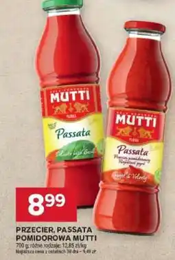 Stokrotka Market PRZECIER, PASSATA POMIDOROWA MUTTI oferta