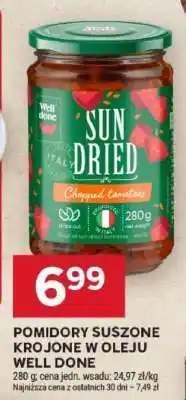 Stokrotka Market Pomidory suszone krojone w oleju Well Done oferta