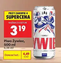 Biedronka piwo Żywiec 500 ml oferta