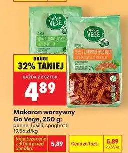 Biedronka Makaron warzywny Go Vege, 250 g oferta