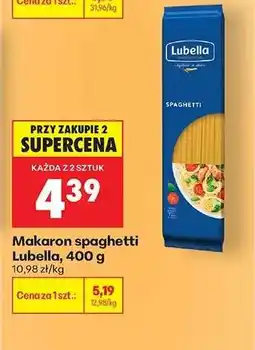 Biedronka Makaron spaghetti Lubella, 400 g oferta