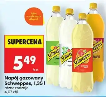 Biedronka Napój gazowany Schweppes, 1,35 l oferta