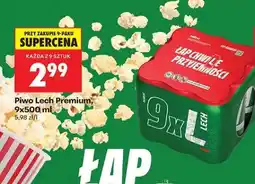 Biedronka Piwo Lech Premium, 9x500 ml oferta