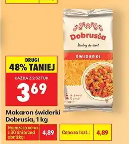 Biedronka Makaron świderki Dobrusia 1 kg oferta