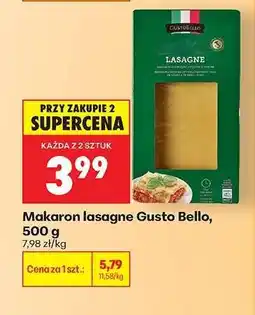 Biedronka Makaron lasagne Gusto Bello 500 g oferta