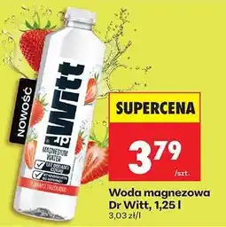 Biedronka Woda magnezowa Dr Witt, 1,25 l oferta