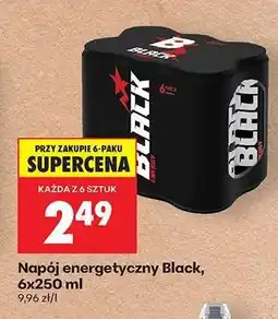 Biedronka Napój energetyczny Black , 6x250 ml oferta