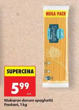 Biedronka Makaron durum spaghetti Pastani, 1 kg oferta