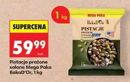 Biedronka Pistacje prażone solone Mega Paka BakaD’Or, 1 kg oferta