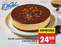 Biedronka Sernik z polewą czekoladową E.Wedel, 600 g oferta