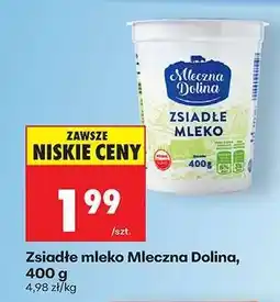 Biedronka Zsiadłe mleko Mleczna Dolina, 400 g oferta