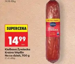 Biedronka Kiełbasa żywiecka Kraina Wędlin Na co dzień, 700 g oferta