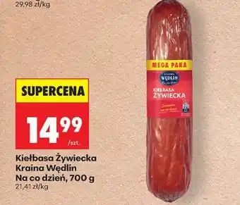 Biedronka Kiełbasa żywiecka Kraina Wędlin Na co dzień, 700 g oferta