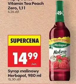 Biedronka Syrop malinowy Herbapol 980 ml oferta