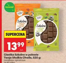 Biedronka Ciastka Szkolne w polewie Twoje Słodkie Chwile, 520 g oferta