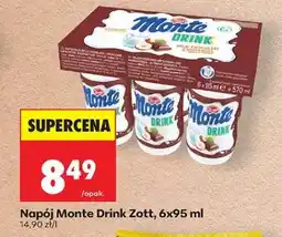 Biedronka Napój Monte Drink Zott 6x95 ml oferta