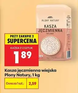Biedronka Kasza jęczmienna wiejska Plony Natury, 1 kg oferta