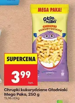 Biedronka Chrupki kukurydziane Głodniaki Mega Paka, 250 g oferta