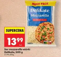 Biedronka Ser mozzarella wiórki Delikate, 500 g oferta