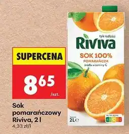 Biedronka Sok pomarańczowy Riviva, 2 l oferta
