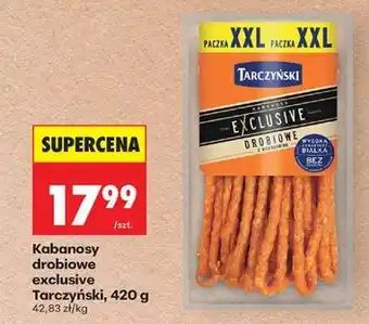 Biedronka Kabanosy drobiowe exclusive Tarczyński, 420 g oferta