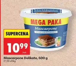 Biedronka Mascarpone Delikate, 500 g oferta