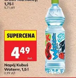Biedronka NAPÓJ KUBUŚ WATERRR 1,5 L oferta