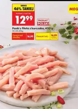 Biedronka Paski z fileta z kurczaka 400 g oferta