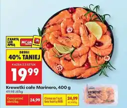 Biedronka Krewetki całe Marinero 400 g oferta