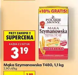 Biedronka Mąka Szymanowska T480, 1,1 kg oferta