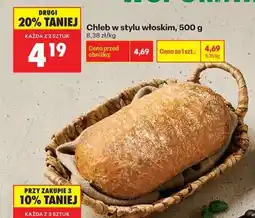 Biedronka Chleb w stylu włoskim, 500 g oferta