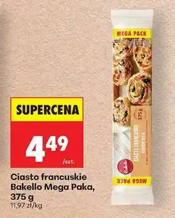 Biedronka Ciasto francuskie Bakello Mega Paka, 375 g oferta