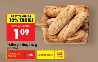 Biedronka Półbagietka 110 g oferta