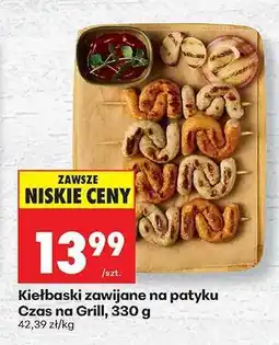 Biedronka Kiełbaski zawijane na patyku Czas na Grill 330 g oferta