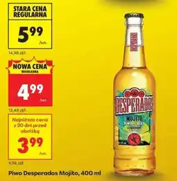 Biedronka Piwo Desperados Mojito, 400 ml oferta