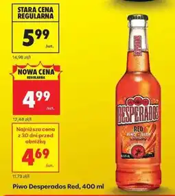 Biedronka Piwo Desperados Red, 400 ml oferta