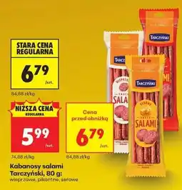 Biedronka Kabanosy salami Tarczyński, 80 g oferta