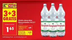 Biedronka Woda mineralna Muszynianka, 6x1,5 l oferta