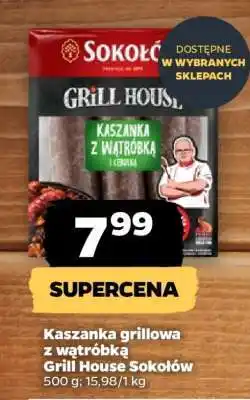Netto Kaszanka grillowa z wątróbką Grill House Sokołów oferta