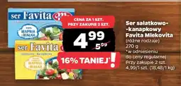 Netto Ser sałatkowo- -kanapkowy FAVITA MLEKOVITA oferta