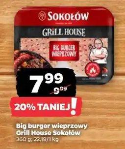 Netto Big burger wieprzowy Grill House Sokołów oferta