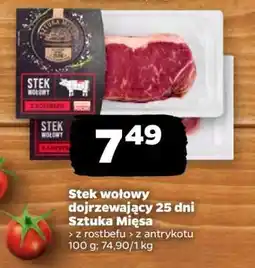 Netto Stek wołowy dojrzewający 25 dni Sztuka Mięsa oferta