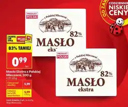 Biedronka Masło Ekstra z polskiej mleczarni, 200 g oferta